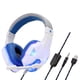 thumbnail image 1 of Gaming Headset Stereo Surround Auricures con micrófono rophone ptop LED azul perfke Auriculares para juegos montados en la cabeza, 1 of 9