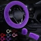 thumbnail image 3 of Faux Wool Steering Wheel Cover Winter Warm Car Steering Wheel Cover Non Slip Fuzzy Steering Wheel Cover Universal Fit for Cars Trucks SUVs Vehicles Easy Installation Comfortable Driving Accessories, 3 of 3