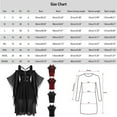 thumbnail image 4 of Plus Size Halloween Woman 2025 Outfits Dresses for Women Plus Size Fashion Gothic Mid-Length Flare Sleeve A-Line Party Dress, 4 of 8