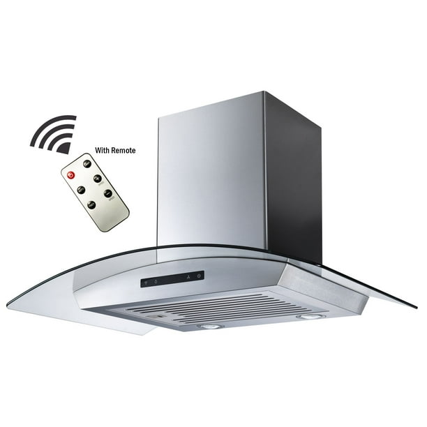 ROXON 700 CFM 30 Inches Range Hood Kitchen Exhaust Fan Stainless Steel