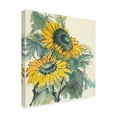 thumbnail image 2 of Trademark Fine Art 'Sunflower Watercolor I' Canvas Art by Chris Paschke, 2 of 4
