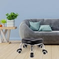 thumbnail image 2 of DOLITY Chaise à Siège Roulant Bas avec Roues Confortable Moderne Ronde Rotative Banc pour la Maison A, 2 of 8