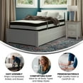 thumbnail image 5 of Flash Furniture Capri Comfortable Sleep 12" Medium Tight Top Hybrid Pocket Spring Mattress, Twin, 5 of 17