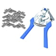 thumbnail image 4 of Alicates de Anillo de Cerdo DYNWAVEMX Alicates de Sujeción Abrazadera para Jaulas de Animales Azul, 4 of 8