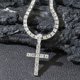 thumbnail image 5 of Qarigey Collares brillantes de aleación con circonita, opción de regalo y lisa, cadena de tenis de plata Accesorio para el cabello plata, 5 of 6
