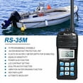 thumbnail image 2 of Recent RS-35M Radio Marino Portátil VHF RS-35M Novedad, Transceptor Marino Recargable con Impermeabilidad IPX7, 156.000-161.450 MHz, 2 of 6