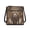 Aztec Tribal Bear, variant on Women's Red Blue Flame Pattern Crossbody Bag Leather Bucket Bag for Lady Fashion Tote Handbag with Zipper Pockets Double Layer Cell Phone Bag