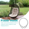 thumbnail image 2 of Graflsoa Stainless Steel Swing Hanging Kit with 360° Rotation, Heavy-Duty Hammock & Chair Hook, Indoor/Outdoor Use, 250kg Capacity, Easy Installation, Multi-Functional Suspension Accessories, 2 of 6