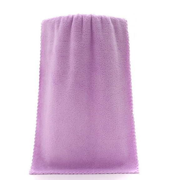 Ersazi Sweat Towel Luxury Bathroom Towel Set, Made Of Thickened Pure Cotton Towels That Are Soft, Absorbent, And Easy To Dry, Suitable For Daily Use Purple