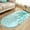 Blue, variant on BadyminCSL Super Soft Faux Sheepskin Area Rugs for Bedroom Floor Shaggy Plush Carpet Faux Rug Bedside Rugs
