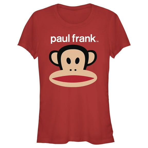 Junior's Paul Frank Logo Julius Graphic Tee Red 2X Large