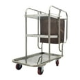 thumbnail image 6 of INTBUYING Stainless Steel 3 Shelf Janitor Cart Housekeeping Cart with Cloth Bag, 6 of 11