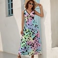 thumbnail image 2 of Animal Print Patterns Sleeveless Dress Female Clothing Dress Women Summer 2025 Dress, 2 of 6
