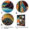 thumbnail image 3 of Designart Full Moon In Modern Vector Style I Canvas Wall Art, 3 of 5