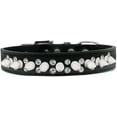 thumbnail image 4 of Pet and Dog Spike Collar, "Double Crystal  White Spikes", 4 of 8