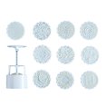 thumbnail image 1 of Molde para galletas y pasteles de luna con grosor ajustable, prensa para galletas navideñas, molde decorativo para pasteles con cuchillo y prensa manual, 1 of 5