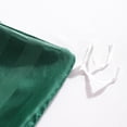 thumbnail image 5 of Lorviah 3 Piece Striped Satin Duvet Cover Set Queen Size, Soft & Hair/Skin Friendly, Dark Green, 5 of 5