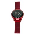 thumbnail image 2 of Montre Led pour Femmes Montre Led pour Femmes Écran Tactile Led Grand Écran Design Mode en Alliage Durable Montre Led Numérique pour Fille Femme Adulte Rouge, 2 of 8