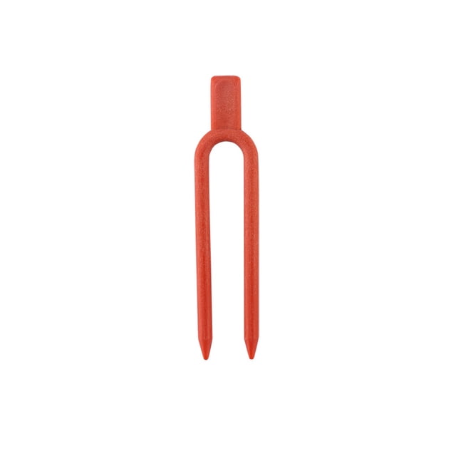 Billuyoard 100 piezas Clips de soporte para plantas Abrazadera Fresa Verduras Suministro de vid Tenedor para plantar Sandía Fijación para Jardín y Patio Rojo 5cm