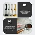 thumbnail image 3 of OULII Utensilio De Acero Inoxidable Color Oro Rosa Para Agitar Y Distribuir Café Espresso Sin Derrames, 3 of 7