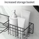 thumbnail image 4 of Advancent Soporte de almacenamiento Estante de almacenamiento colgante Soporte de montaje en pared Estante de cocina de estilo simple Organizador de baño Almacenamiento y organización del hogar Advancent HA027804-00, 4 of 6