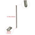 thumbnail image 2 of FYBTO Masonry Drill Bit 14mm x 350mm Carbide Tipped Rotary Hammer Bit Square Shank for Impact Drill 1Pcs-0624, 2 of 5