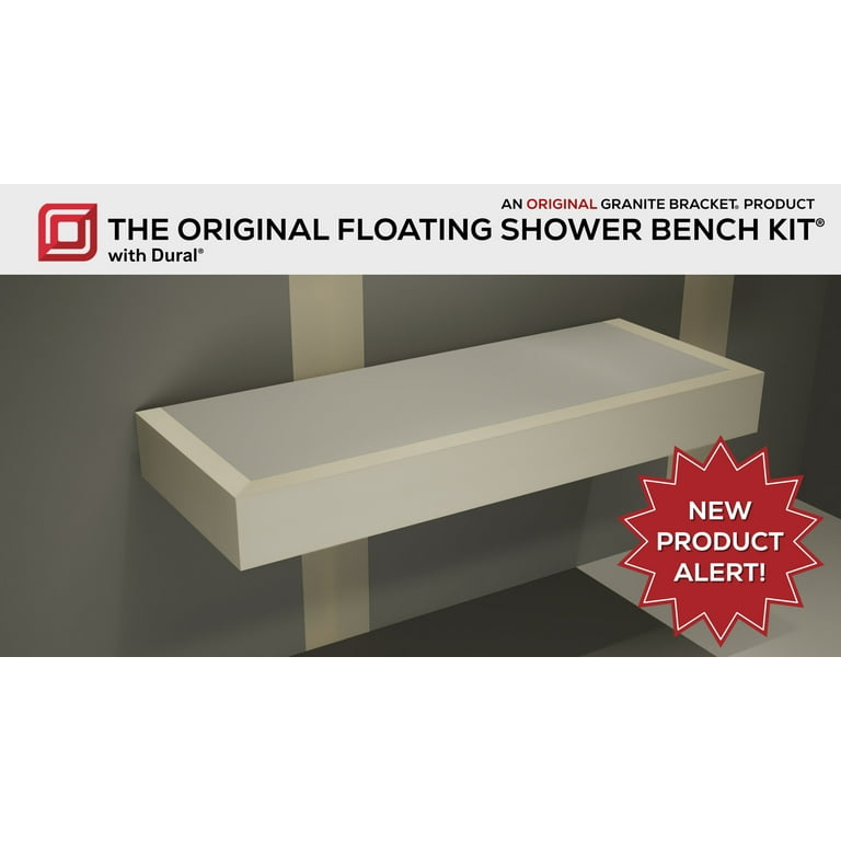 Floating Shower Bench Kit® with Dural Tilux Board® - Original