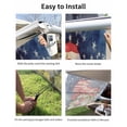 thumbnail image 7 of 4th of July RV Awning Sun Shade Screen 9'X7' Stars American Flag Flower Mesh Sunscreen Patriotic Freedom Awning Shade Screen with Zipper UV Blocker Completed Kits for RV Motorhome Camper, 7 of 7