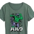 thumbnail image 3 of Marvel Hulk - Katakana - Women's Short Sleeve Graphic T-Shirt, 3 of 5