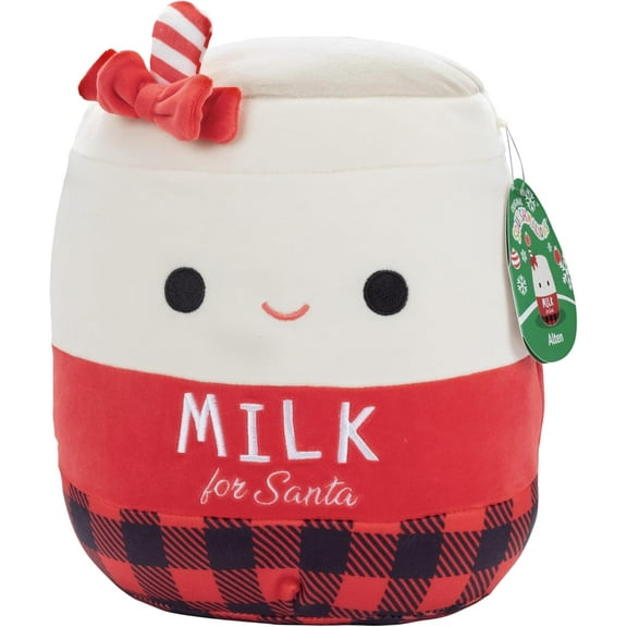 Squishmallows Original 10-Inch Alten The Milk - Official Jazwares Plush - Collectible Soft & Squishy Stuffed Animal Toy - Add to Your Squad - Gift for Kids, Girls & Boys