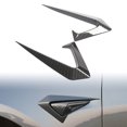 thumbnail image 1 of Cubierta protectora de cámara lateral de fibra de carbono brillante para Tesla Model 3 2017-2021, 1 of 4