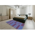 thumbnail image 4 of Ahgly Company Indoor Rectangle Patterned Purple Jam Purple Area Rugs, 5' x 7', 4 of 6