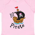 thumbnail image 4 of Inktastic Lil' Pirate Pirate Ship, Pink Bandana Boys or Girls Baby Bodysuit, 4 of 5