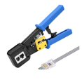 thumbnail image 1 of RJ45 Cricper pour Connecteurs Pass-Through/EZ RJ11/RJ12/RJ45 Coupeur Découpeuse CAT5e/CAT6 Outil de Filage Multifonction, 1 of 6