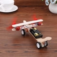thumbnail image 2 of Kit de avión de patinaje eléctrico de 10 cuchillas gemelas * Modelo de bricolaje de ciencia de avión, 2 of 3