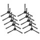 thumbnail image 1 of 10 Pcs Sweeping Side Brush Replacement For V3 V3s A4 A4s Pro V5 V5s Pro Robot Vacuum Cleaner, 1 of 4