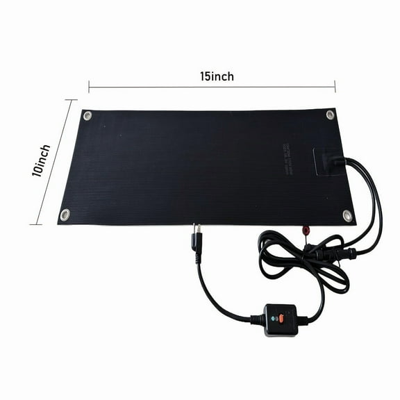 1/3pcs Snow Melt Blanket, 48x10/30x15/15x10 inches, Winter Christmas Heated Snow Melt Mat, Rubber Non-Slip Snow Removal Blanket, Multiple Sizes Available for Outdoor, Stairs, Sidewalks, Roofs