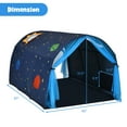 thumbnail image 3 of Costway Kids Bed Tent Play Tent Portable Playhouse Twin Sleeping w/ Carry Bag, 3 of 10