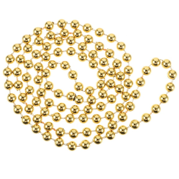 JMXIANG 5Pcs Mardi Gras Beads Chain Necklace Parade Carnival Stage Scene Layout Props