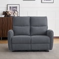 thumbnail image 7 of Recliner Loveseat, 2-Seater Zero Clearance Power Reclining Sofa with USB/Type-C Charging, Breathable Chenille Fabric Wall-Hugger Couch for Small Living Room & Apartment (Blue), 7 of 7