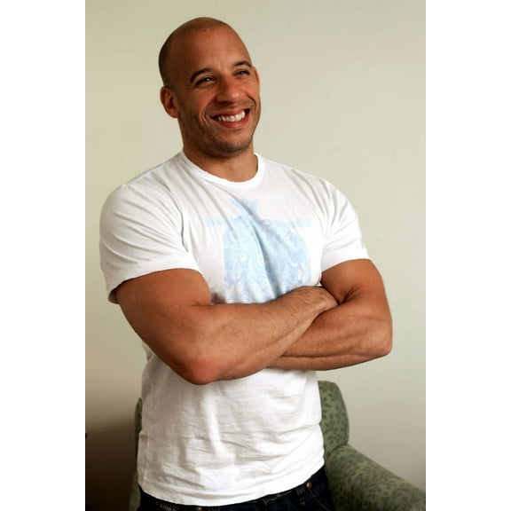 Vin Diesel poster Metal Sign 8inx 12in Print on Metal 8x12 #689988 Square Adults Metal Prints