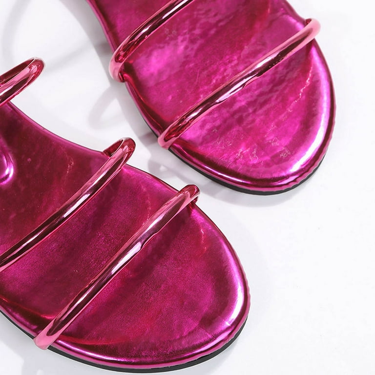 Bright color sandals hot sale
