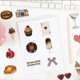 thumbnail image 4 of 50Pcs Retro Style Waterproof Laptop Suitcase Decoration Stickers DIY Removable PVC Paper Decoration Decals, 4 of 5