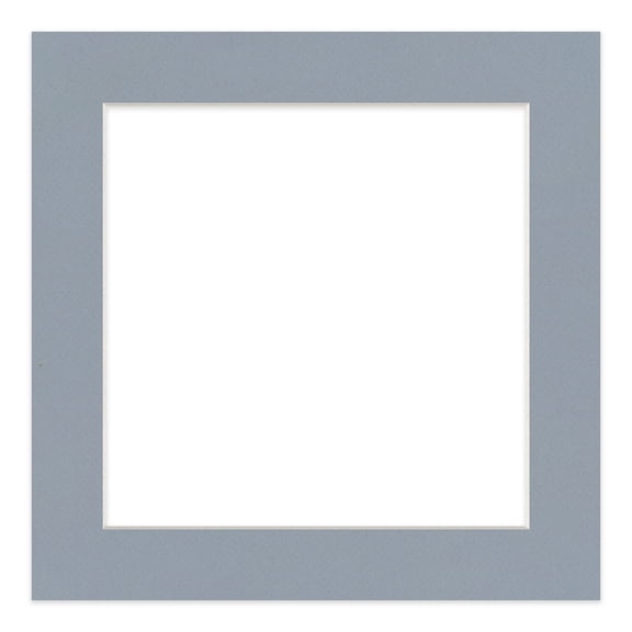Harbor Gray Picture Frame Mat for 10x10 Frames - Fits 8x8 Photos - 1 Mat