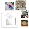 thumbnail image 4 of serony 12 Pieces DIY Punch Needle Embroidery Kit Embroidery Embroidery Stitching Stitching Punch for Making Rug Adults Knitting D, 4 of 9