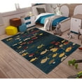 thumbnail image 3 of Seaport Coastal Fish Area Rug 2' x 8' Runner, 3 of 4