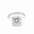 thumbnail image 5 of solitaire jewels 3CT Cushion Moissanite Solitaire Engagement Ring For Women, 14K Rose Gold, 5 of 6
