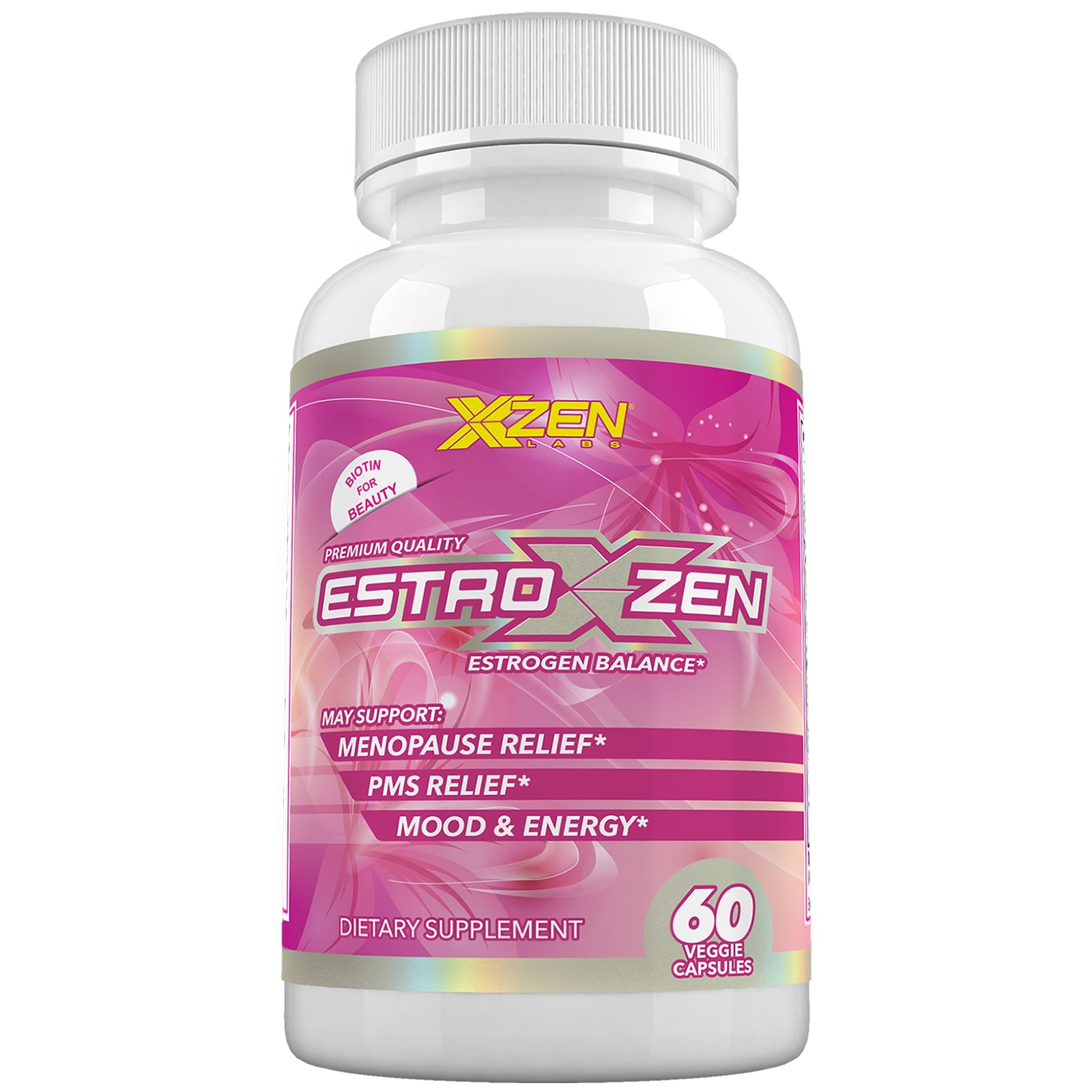 XZEN Estroxzen Estrogen Balance for Women Menopause Relief Supplement Hot Flashes 60 Capsules