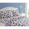 thumbnail image 2 of Kute Kids 4-Piece Ultra Soft Glitter Unicorn Purple Microfiber Woven Sheet Set, Queen, 2 of 7