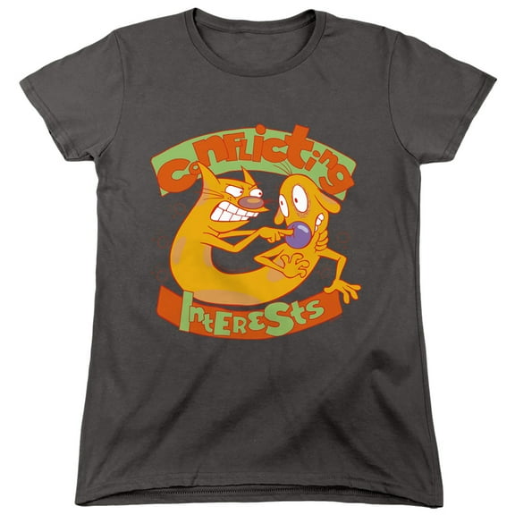 Catdog Conflicting Interests Women's T Shirt